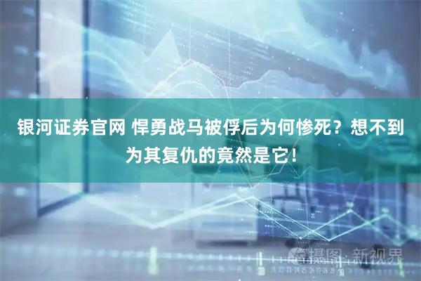银河证券官网 悍勇战马被俘后为何惨死？想不到为其复仇的竟然是它！